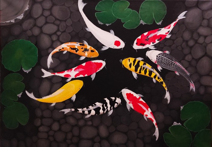 Pictura Feng Shui -Koi Fish