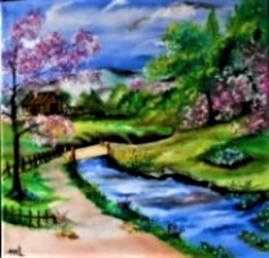 Pictura Valea Florilor