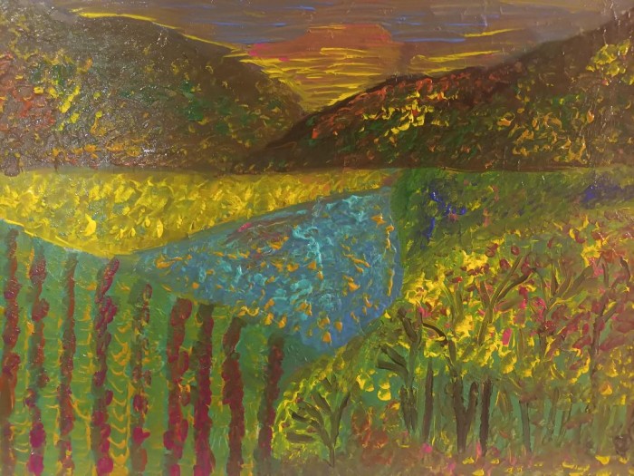 Pictura Peisaj De Vara