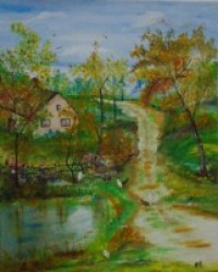 Pictura In Ograda Toamnei