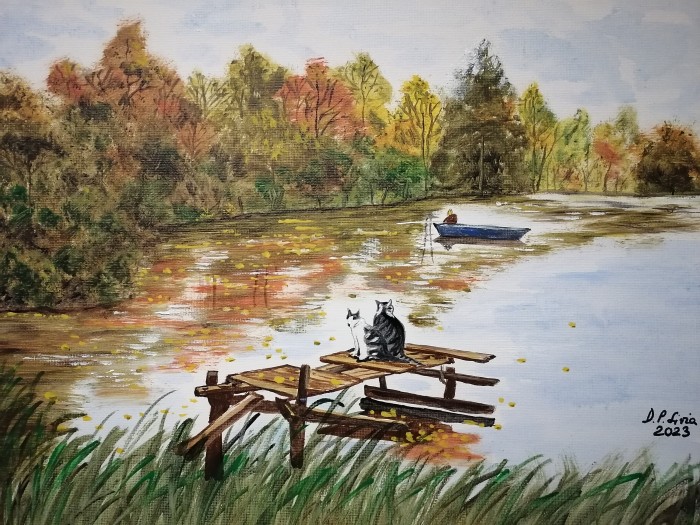 Pictura Pe Lac-Pictura La Comanda