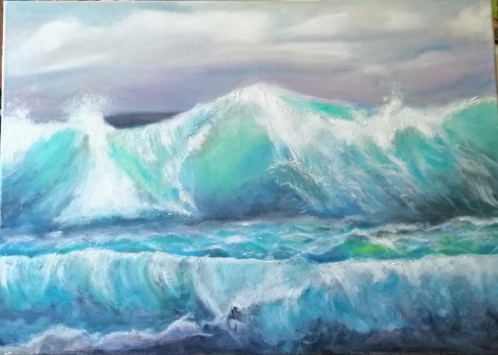 Pictura ,,Valuri De Mai-