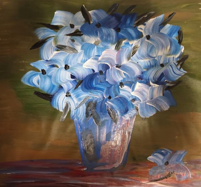 Pictura Blue Flowers 2