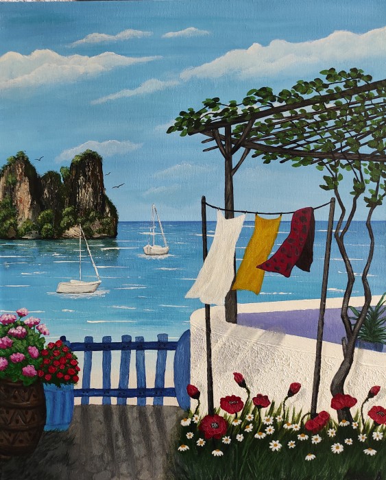 Pictura Albastru Infinit...