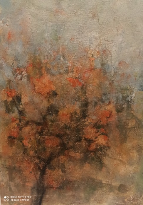 Pictura Copacul Rosu