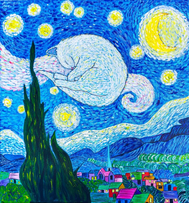 Pictura Starry Cat