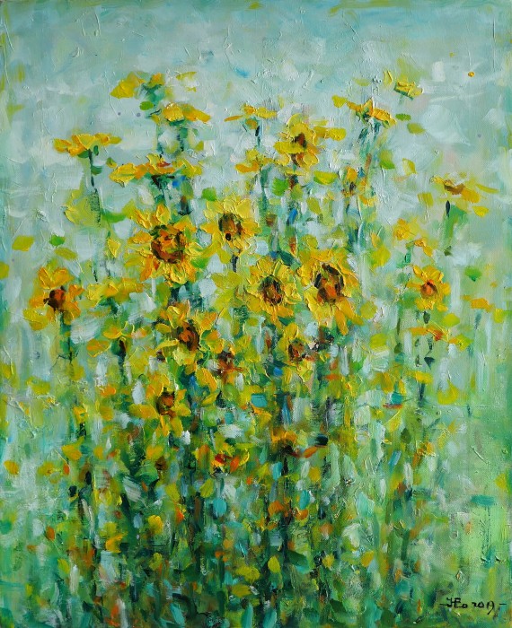 Pictura Florea Soarelui Salbateca