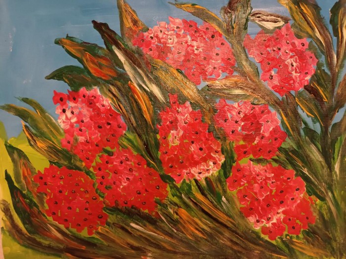Pictura Hortensie Rosie