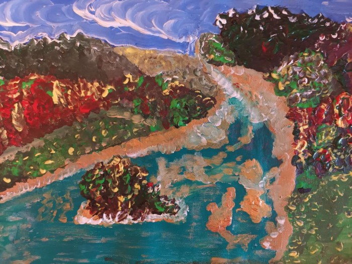 Pictura Pe Malul Raului