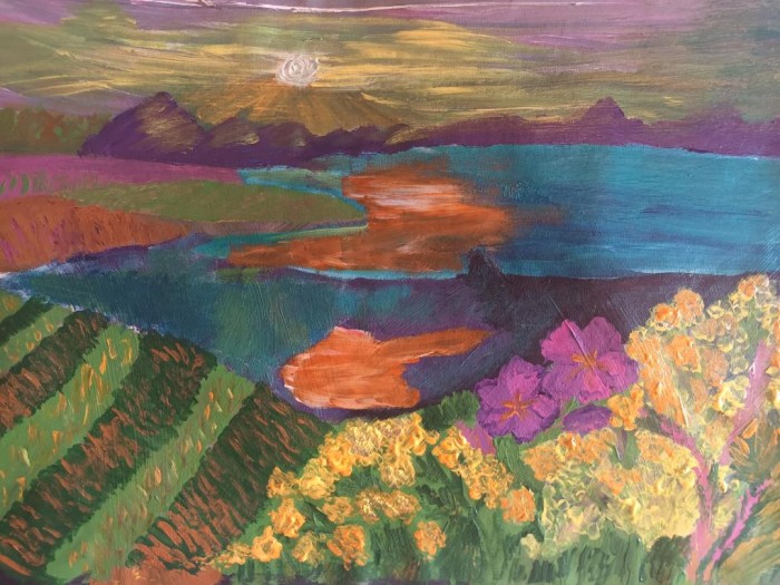 Pictura Apus Pe Mare